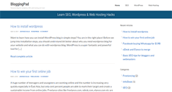 Desktop Screenshot of bloggingpad.com
